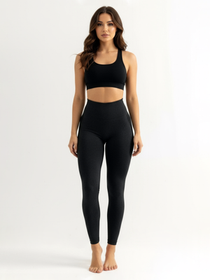 Leggings Peach Booty Black