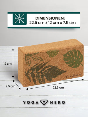 Cork Yoga Block Jungle