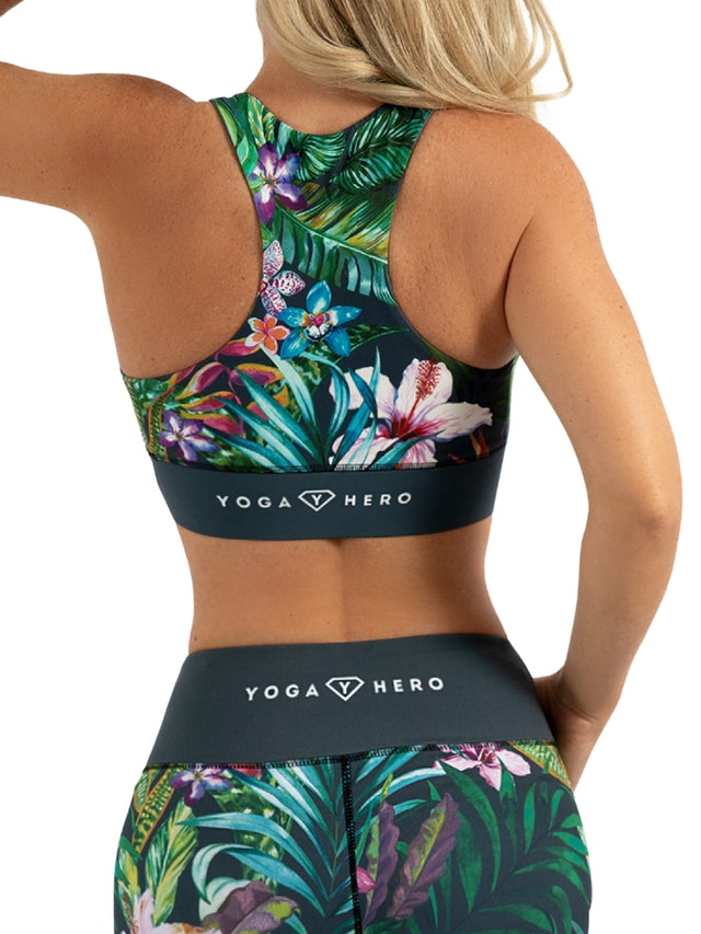 Set Jungle - Biker Shorts + Sport-BH