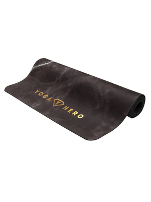 Yogamatte Black Marble Gold 4mm