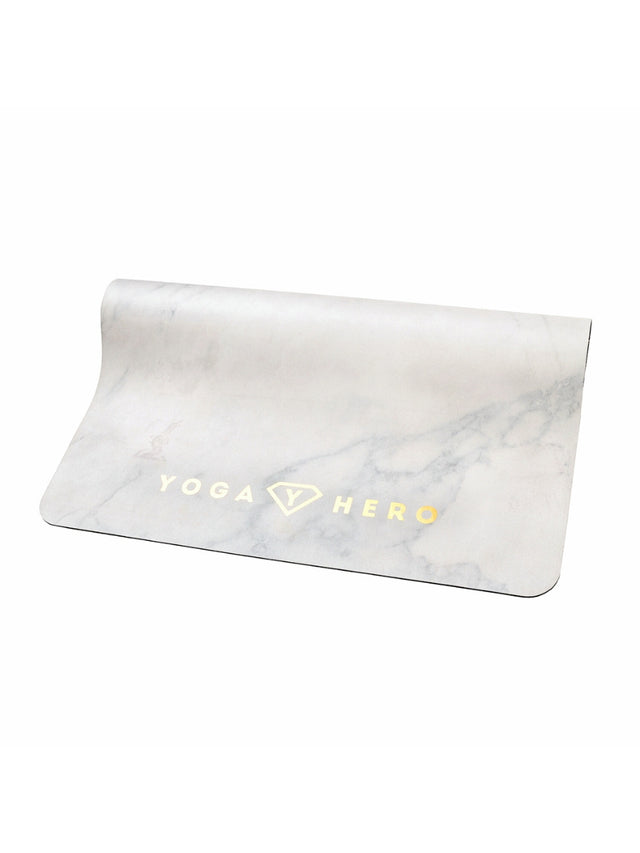 Yogamatte White Marble Gold 4mm