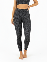 Leggings Leopard Grau