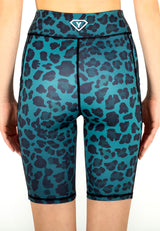 Shorts Green Leopard