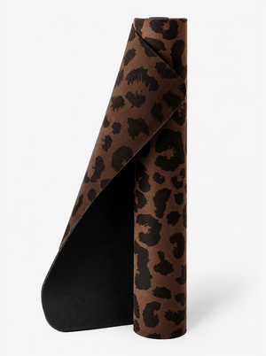 Yogamatte Brown Leopard Gold 4mm