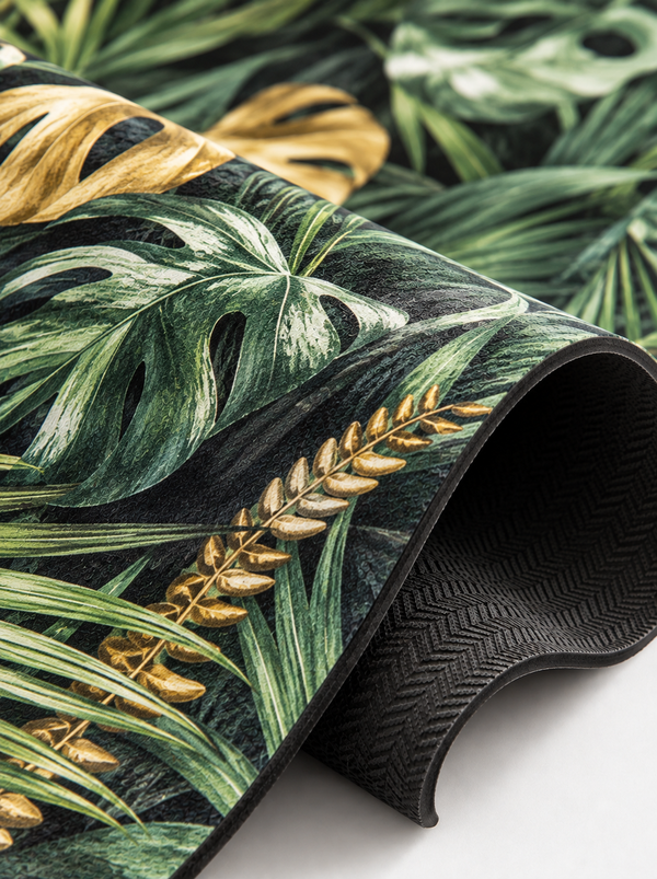 Yoga mat Leaves 4mm