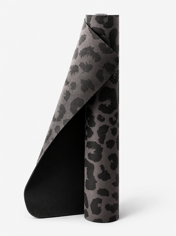 Yogamatte Black Leopard Gold 4mm