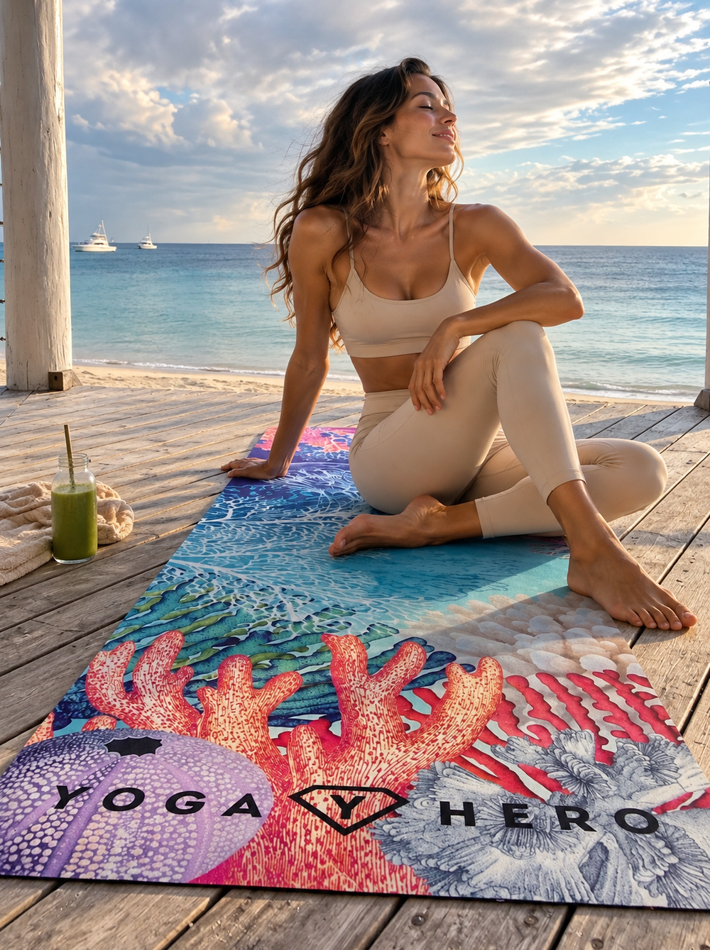 Yoga mat Ocean 4mm