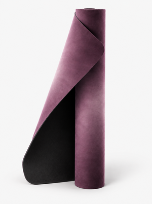 Yoga Mat Aubergine Flower of Life 4mm