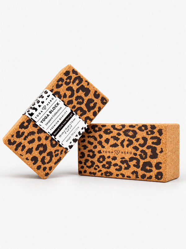 Yoga Travel Set Leopard Gold