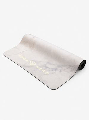 Yogamatte White Marble Gold 4mm
