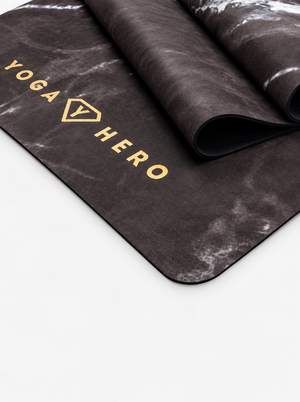 Yogamatte Black Marble Gold 4mm