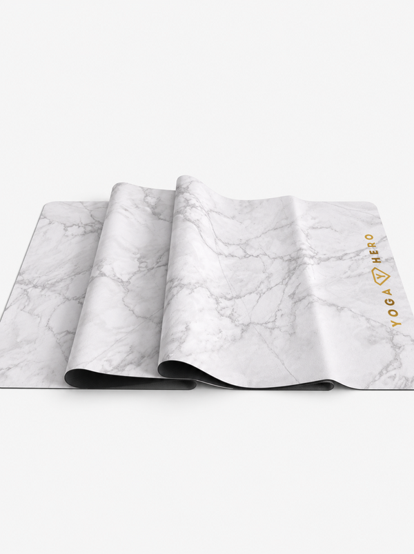 Reisematte White Marble Gold 1mm