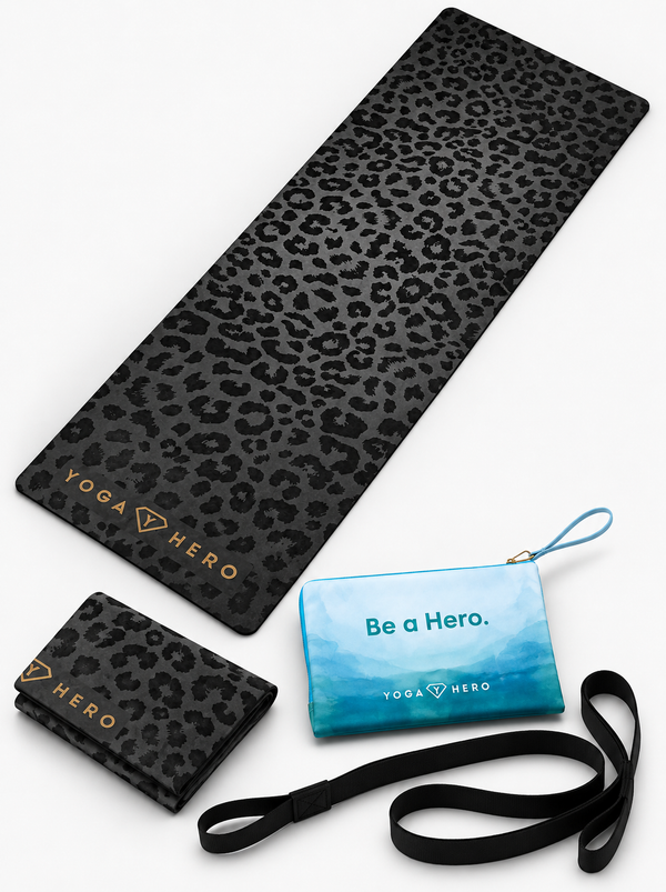 Reisematte Black Leopard Gold 1mm