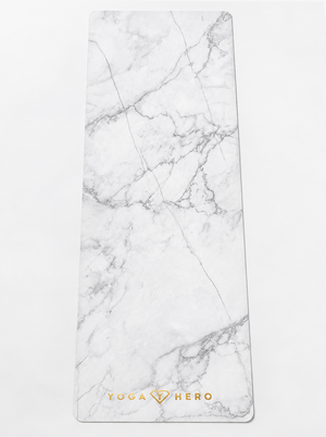 Reisematte White Marble Gold 1mm