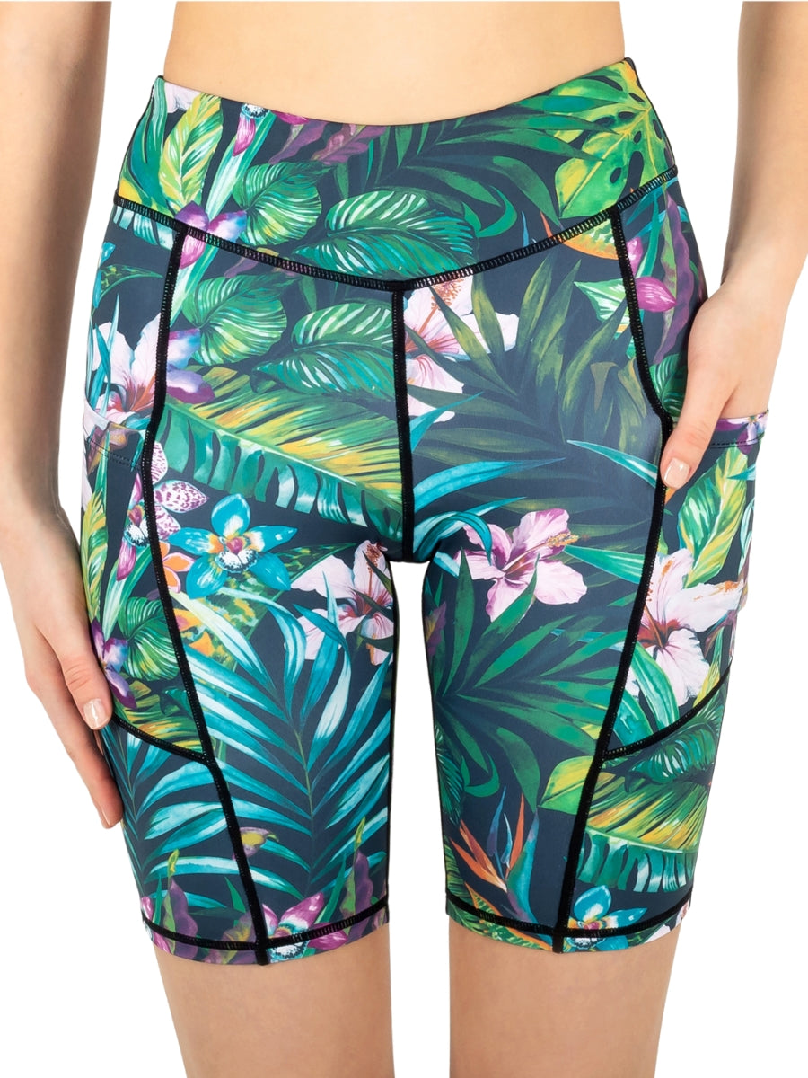 Set Biker Shorts + Sport BH Jungle