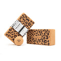 2 Yogablöcke Leopard mit Massage-Ball