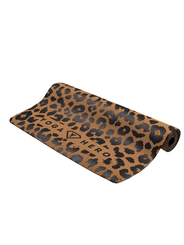 <tc>Tapis de yoga en liège LEOPARD 4mm</tc>
