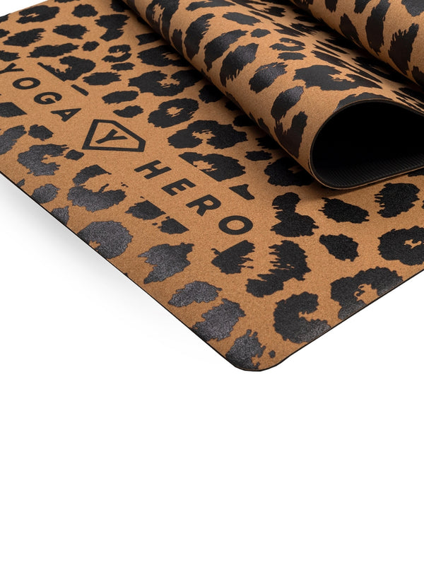 <tc>Tapis de yoga en liège LEOPARD 4mm</tc>
