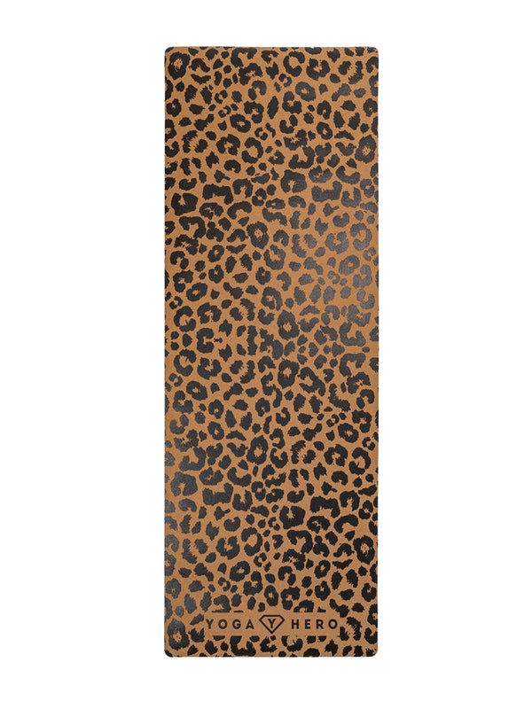 <tc>Tapis de yoga en liège LEOPARD 4mm</tc>