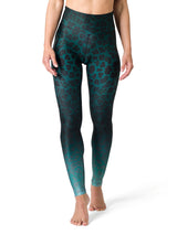 Leggings Green Leopard