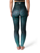 Leggings Green Leopard