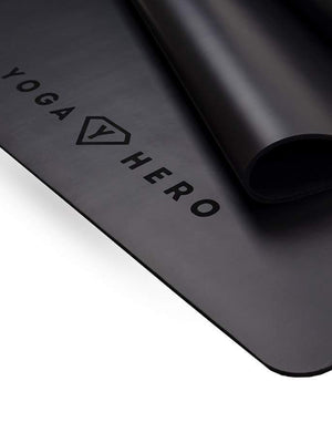 Professional PU yoga mat black 5mm B-stock