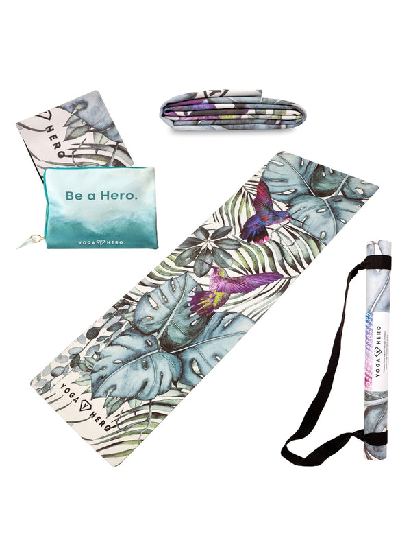 <tc>Tapis de yoga de voyage JUNGLE 2mm (avec son sac de protection)</tc>