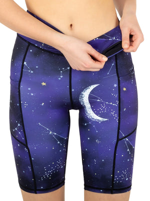 Set Biker Shorts + Sport BH Galaxy