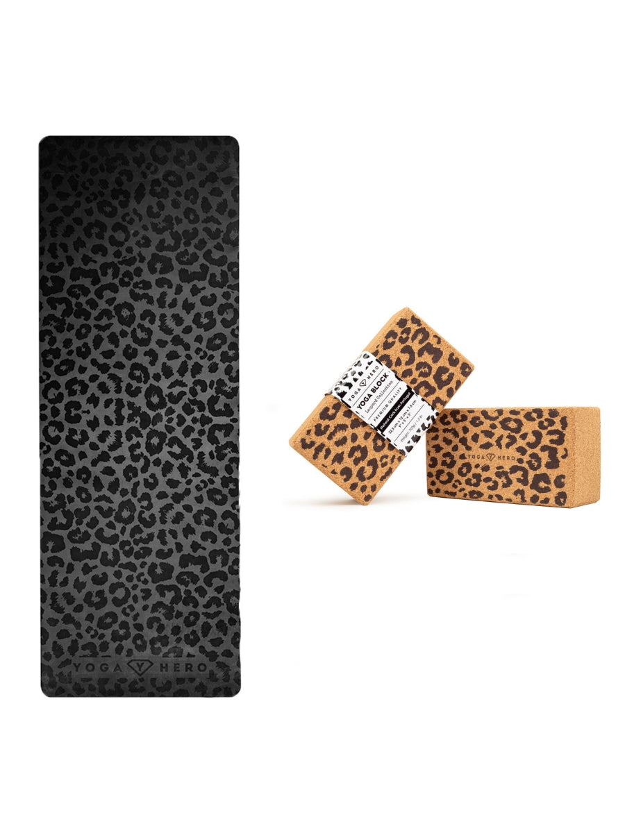 Yoga Reise-Set Leopard