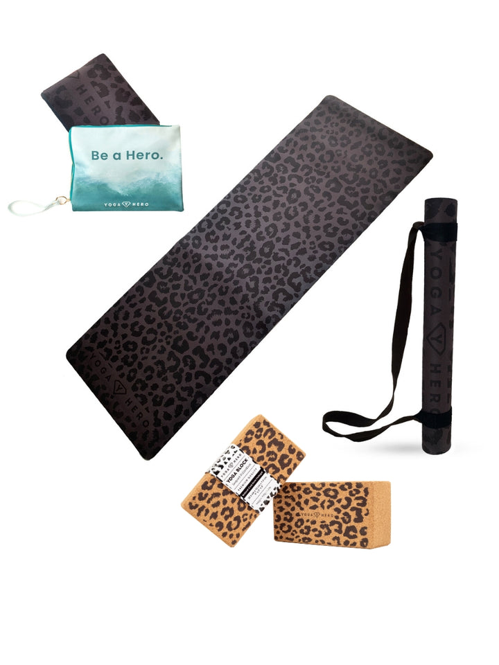 Yoga Reise-Set Leopard