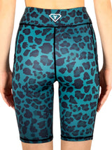 Shorts Green Leopard
