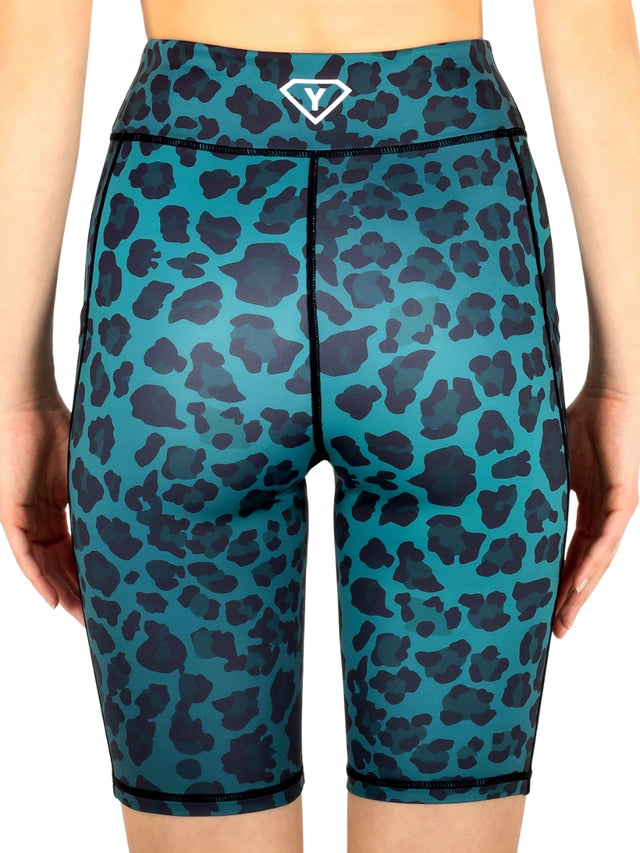 Shorts Green Leopard
