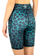 Shorts Green Leopard