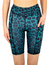Shorts Green Leopard