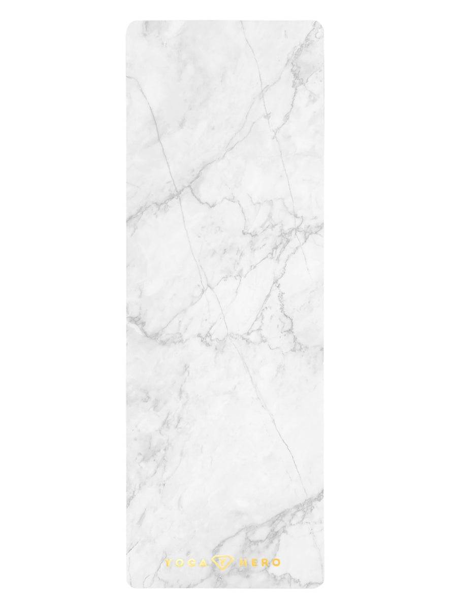 <tc>Tapis de Yoga BLANC MARBRE OR 3.5mm</tc>