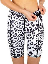 Shorts White Leopard