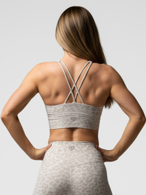 Sports Bra Leopard Grey