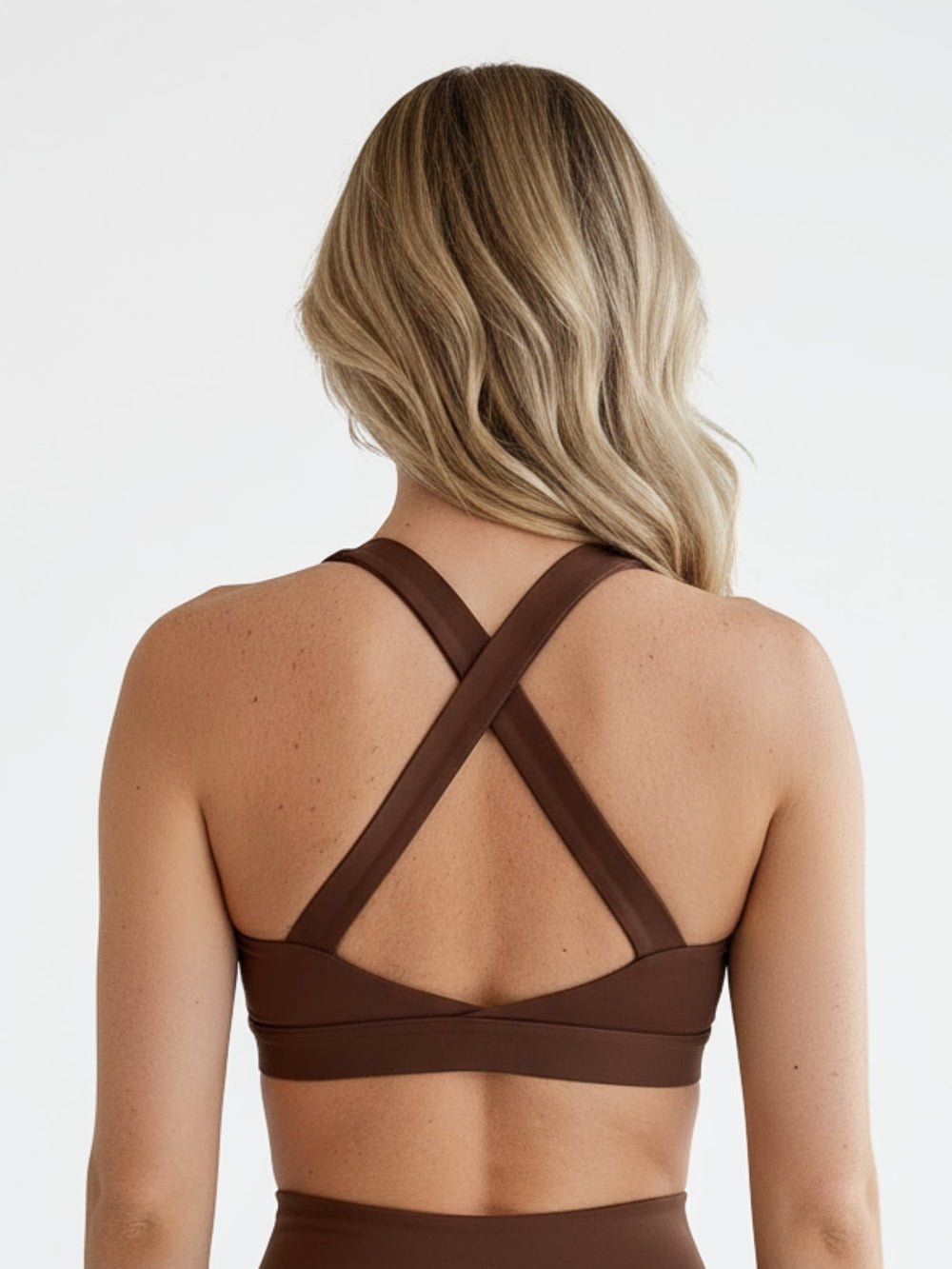 Sport-BH Chocolate Braun