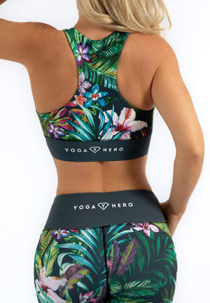 Set Biker Shorts + Sport BH Jungle