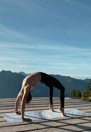 <tc>Tapis de Yoga PIERRE BLEUE 3.5mm</tc>