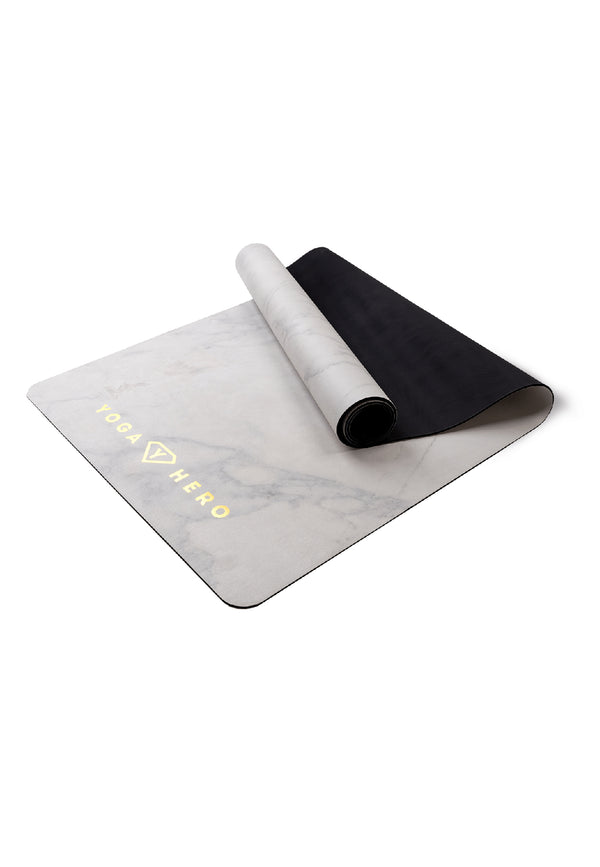 <tc>Tapis de Yoga BLANC MARBRE OR 3.5mm</tc>