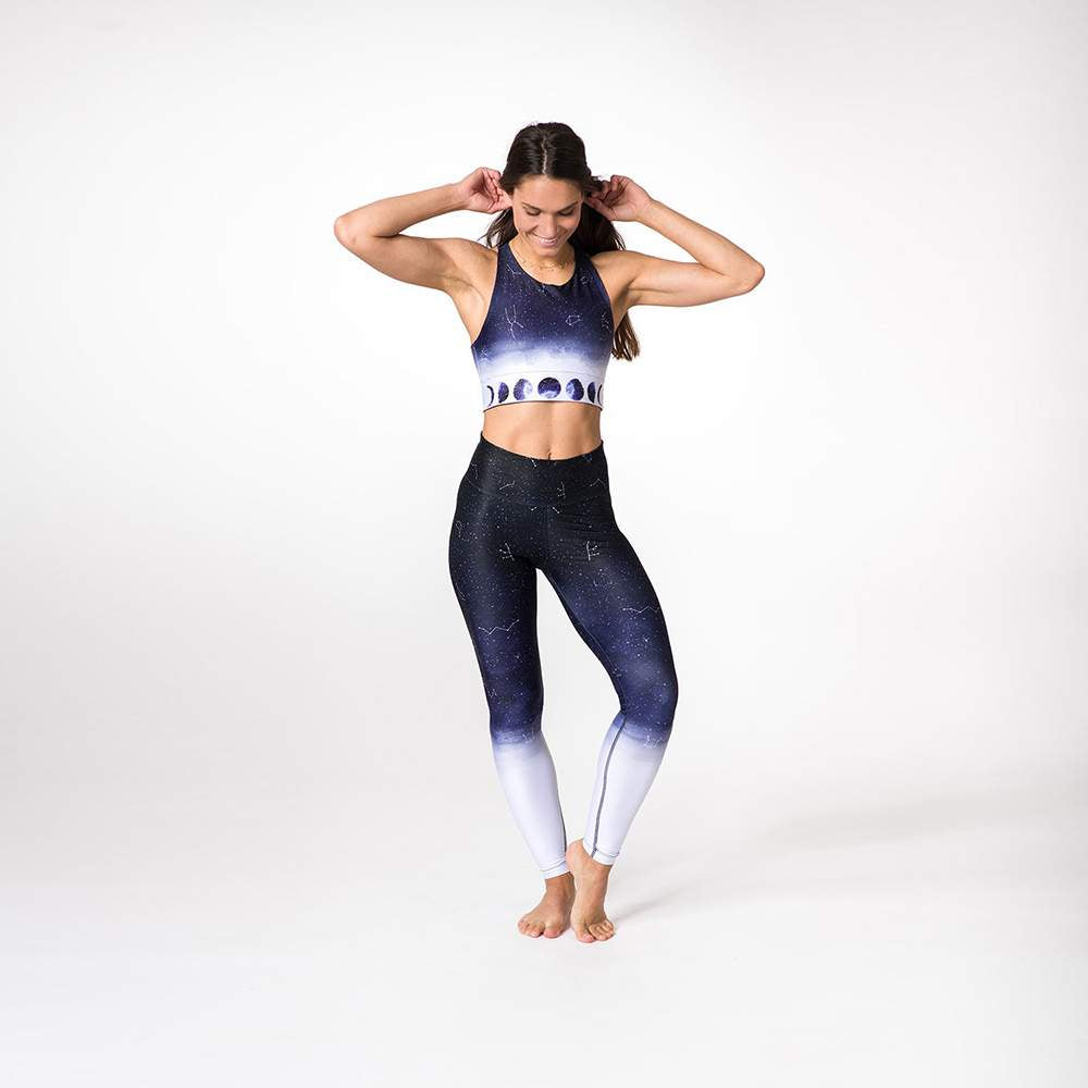 Sports Bra OMBRE MOON front whole