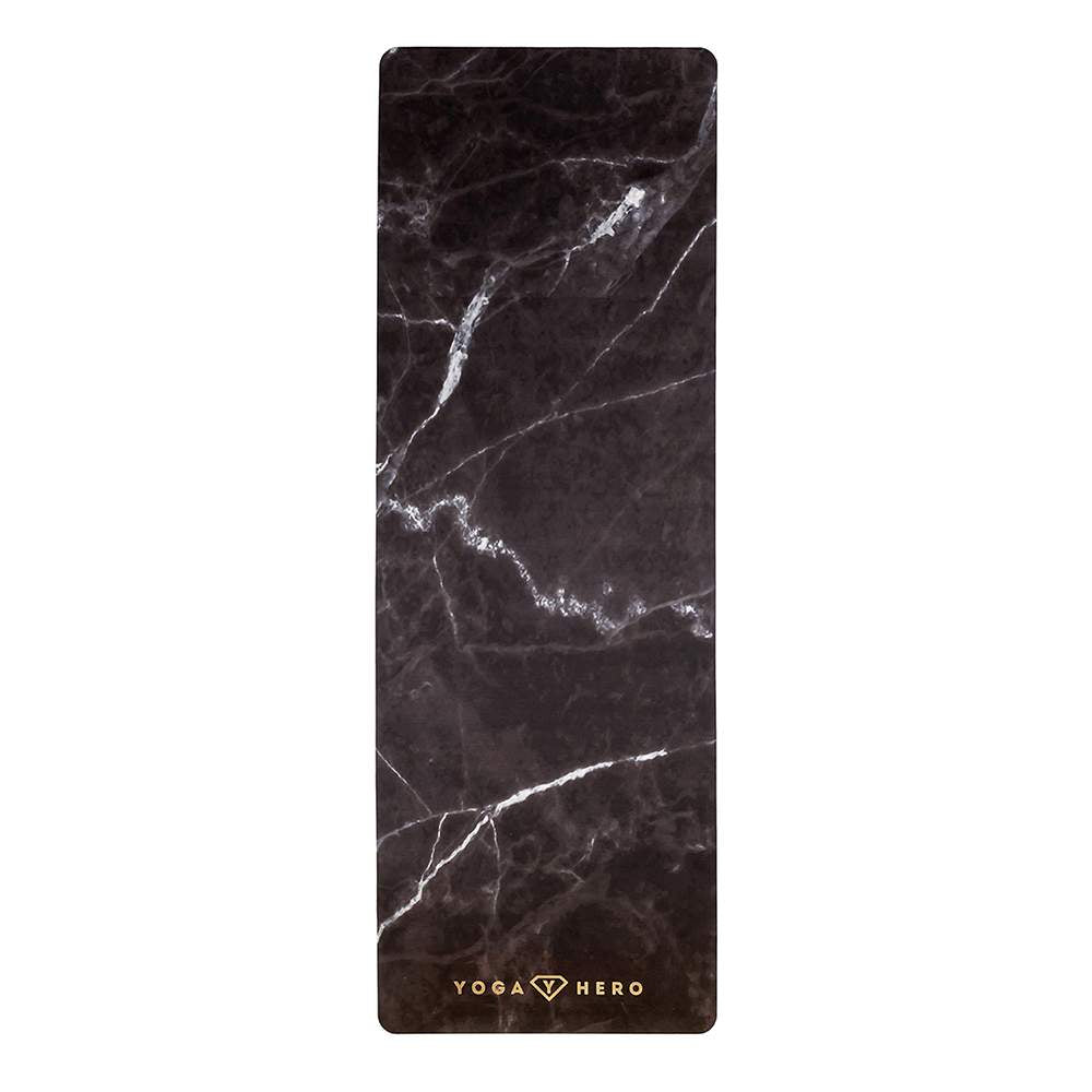 yoga mat black marble gold 3.5mm