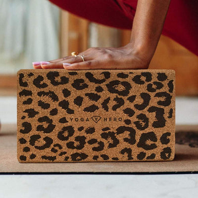 yoga hero cork yoga block leopard lifestyle image.jpg